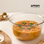 کاسه گرد شیشه ای 4 لیتر