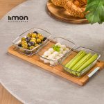 اردورخوری بزرگ 3عددی پایه چوبی