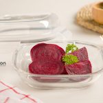 ظروف شیشه ای سرو و نگهداری دربدار 520 میلی لیتر
