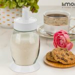 شکر پاش اطلس پایه دار لیمون