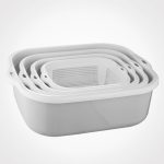 سرویس 8 پارچه آبکش و لگن نسیم