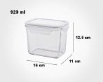 ظرف شیشه ای مستطیل 920 میلی لیتر - Image 4