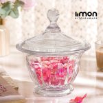 شکلات خوری گرد شیشه ای