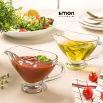 سس خوری شیشه ای دسته دار