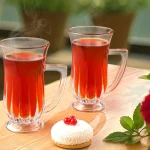 استکان شیشه ای دسته دار