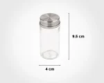 جاادویه شیشه ای 100ccدرب فلزی - تصویر 2