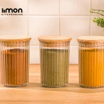 جاادویه شیاردار250میلی لیتر درب چوبی