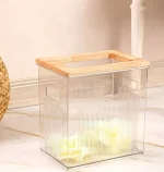 سطل کاغذ رویه چوبی