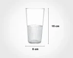 لیوان شیشه ای410سی سی2عددی - تصویر 2